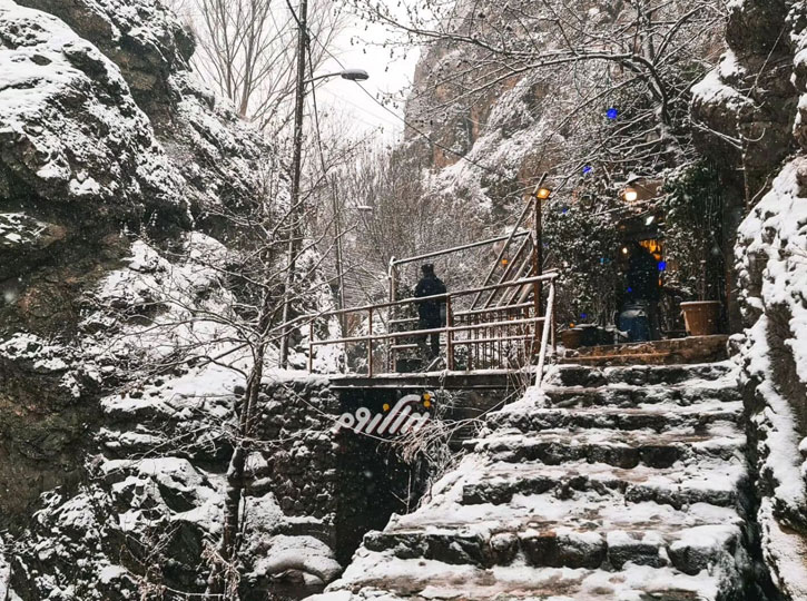 بازدید از دربند در زمستان
