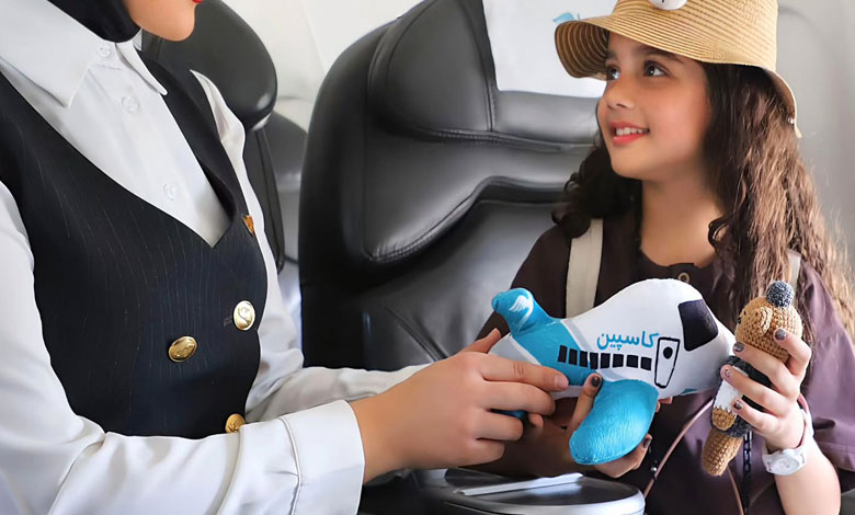 خدمات شرکت هواپیمایی کاسپین